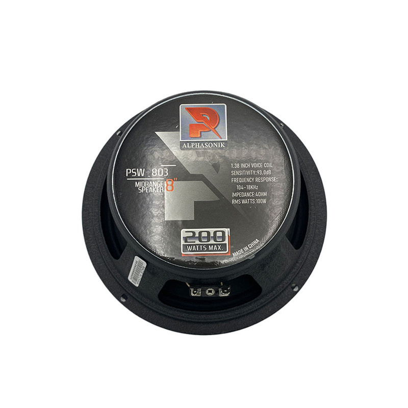میدرنج درب جلو راست خودرو آلفاسونیک مدل PSW-803 سایز 8 اینچ بسته دو عددی