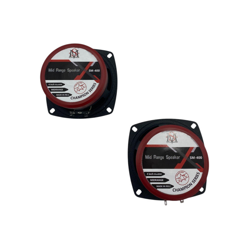 میدرنج درب جلو راست خودرو ساند میکر مدل SM400 سایز 4 اینچ بسته 2 عددی میدرنج درب جلو راست خودرو ساند میکر مدل SM400 سایز 4 اینچ بسته 2 عددی