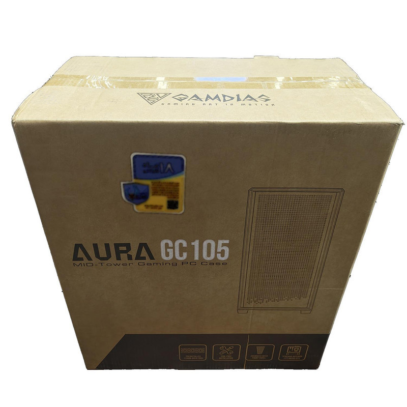 کیس کامپیوتر گیمینگ گیم دیاس مدل AURA GC105 کیس کامپیوتر گیمینگ گیم دیاس مدل AURA GC105