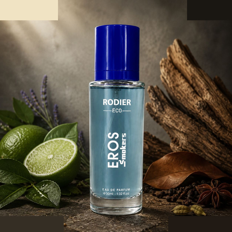 عطر جیبی مردانه رودیر مدل Eros smokers با رایحه شیرین و مرکباتی عطر جیبی مردانه رودیر مدل Eros smokers با رایحه شیرین و مرکباتی