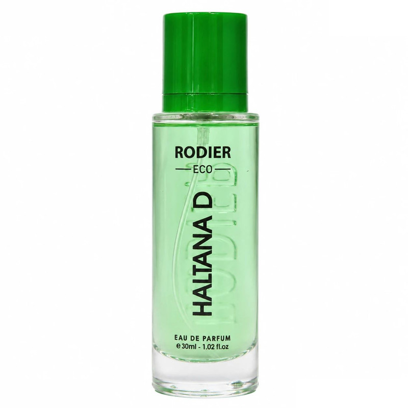 عطر جیبی مردانه رودیر مدل Haltana D با رایحه گرم و چوبی