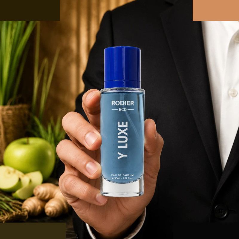 عطر جیبی مردانه رودیر مدل Y Luxe با رایحه خنک عطر جیبی مردانه رودیر مدل Y Luxe با رایحه خنک