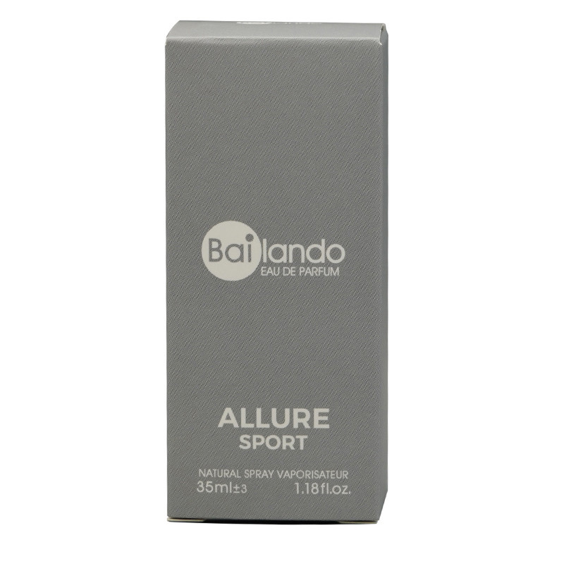 عطر جیبی مردانه بایلندو مدل آلور اسپورت ALLURE SPORT با رایحه شیرین عطر جیبی مردانه بایلندو مدل آلور اسپورت ALLURE SPORT با رایحه شیرین