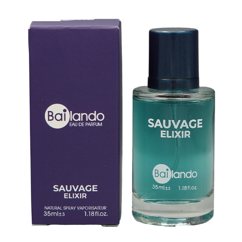 عطر جیبی مردانه بایلندو مدل SAUVAGE ELIXIR با رایحه تلخ عطر جیبی مردانه بایلندو مدل SAUVAGE ELIXIR با رایحه تلخ