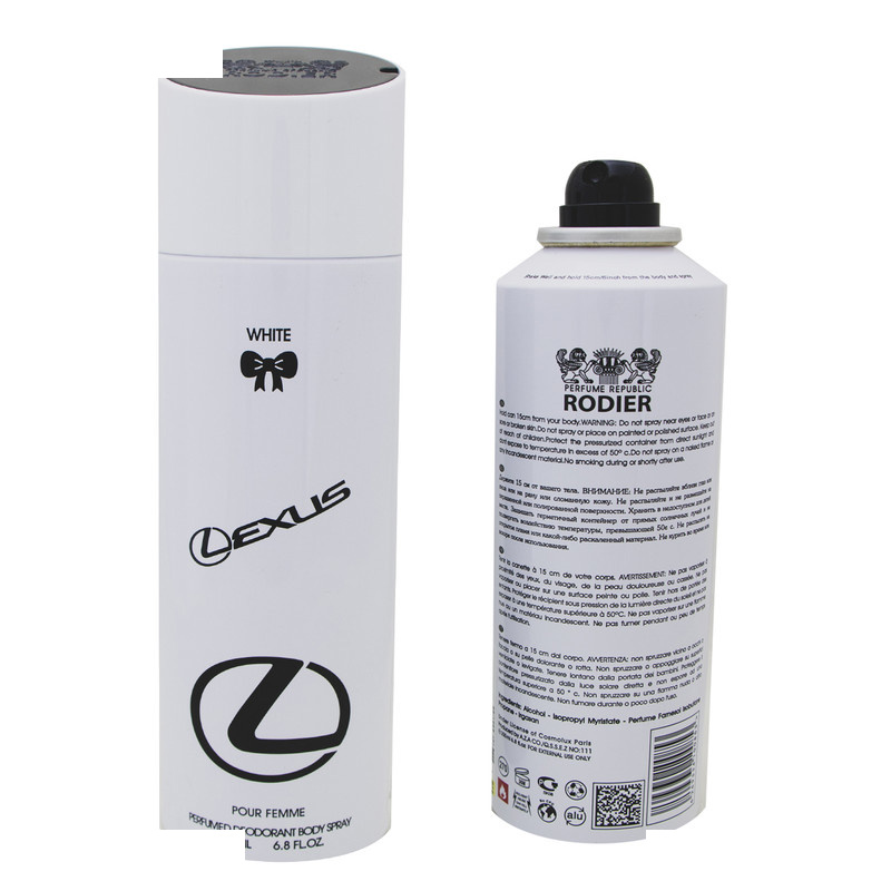 اسپری بدن زنانه رودیر مدل LEXUS WHITE اسپری بدن زنانه رودیر مدل LEXUS WHITE