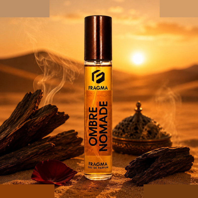 عطر جیبی فراگما مدل Ombre Nomade با رایحه تلخ
