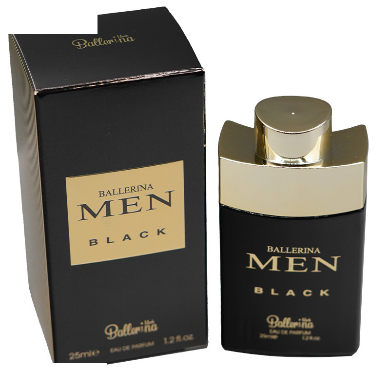عطر جیبی مردانه بالرینا مدل MEN BLACK با رایحه گرم عطر جیبی مردانه بالرینا مدل MEN BLACK با رایحه گرم