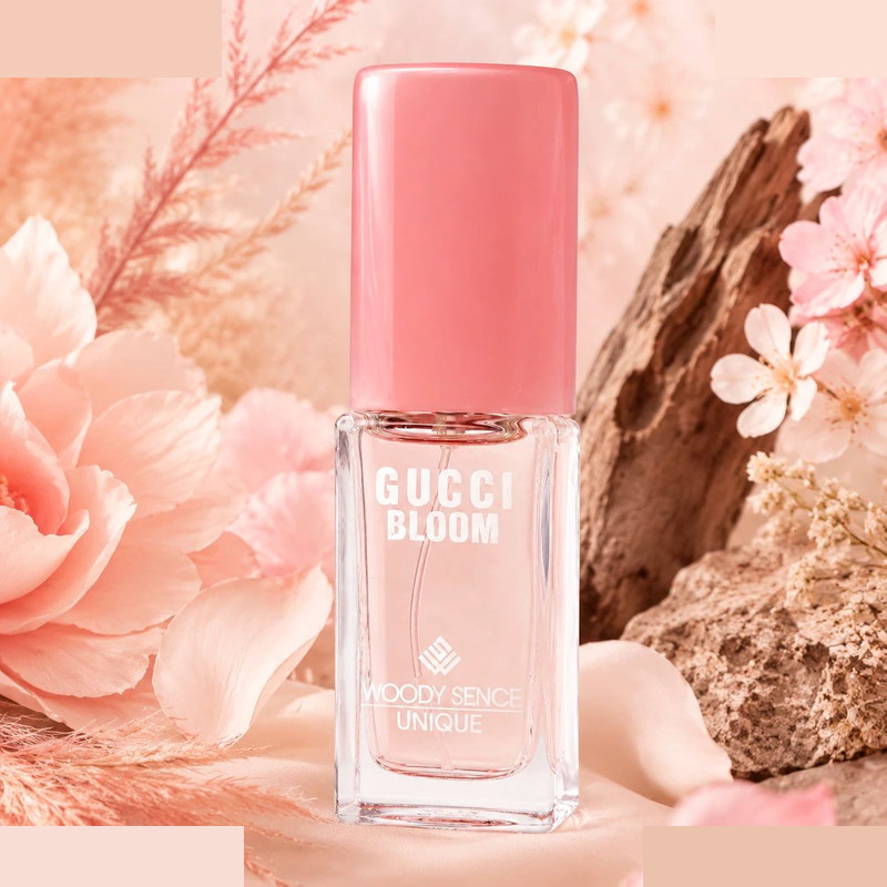 عطر جیبی زنانه وودی سنس مدل Gucci Bloom با رایحه شیرین و گلی عطر جیبی زنانه وودی سنس مدل Gucci Bloom با رایحه شیرین و گلی
