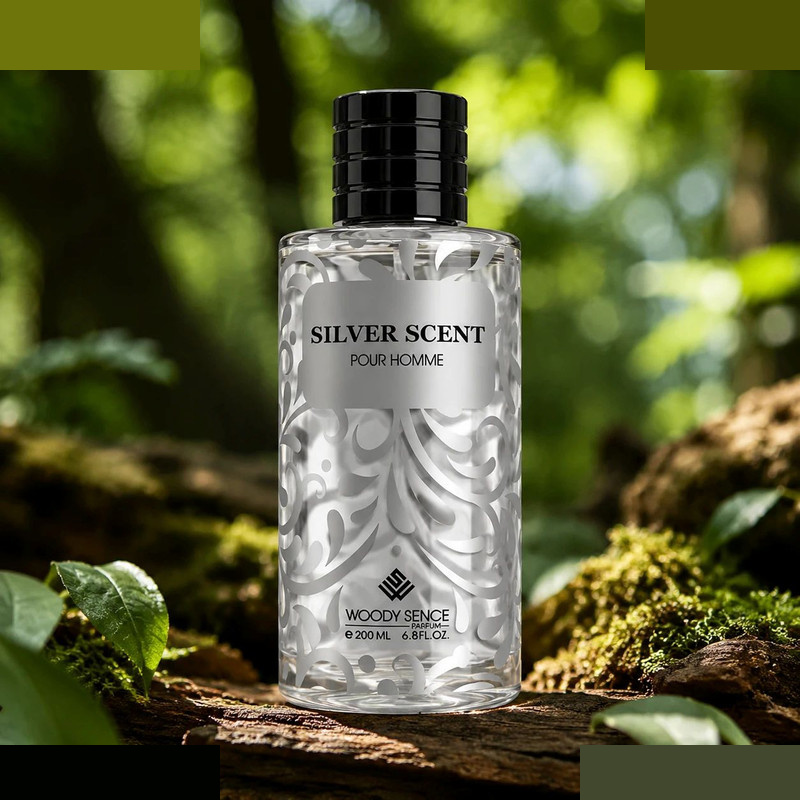 ادوپرفیوم مردانه وودی سنس مدل SILVER SCENT با رایحه گرم و شیرین ادوپرفیوم مردانه وودی سنس مدل SILVER SCENT با رایحه گرم و شیرین
