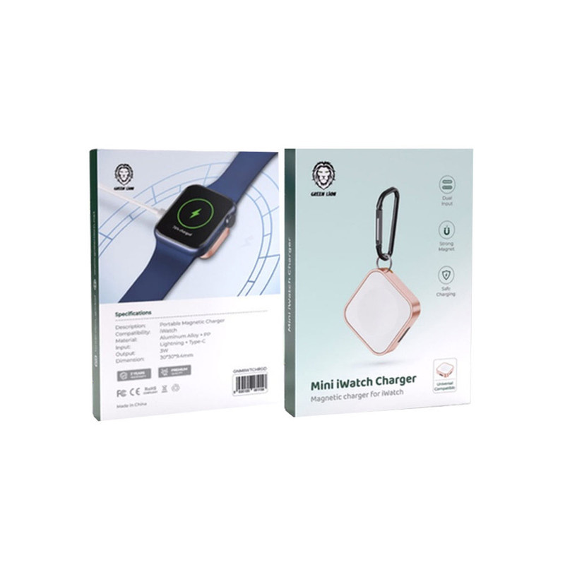 شارژر ساعت هوشمند گرین لاین مدل iwatch mini شارژر ساعت هوشمند گرین لاین مدل iwatch mini