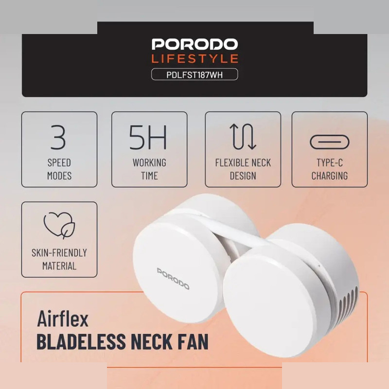 پنکه گردنی پرودو مدل PDLFST187WH AIRFLEX پنکه گردنی پرودو مدل PDLFST187WH AIRFLEX