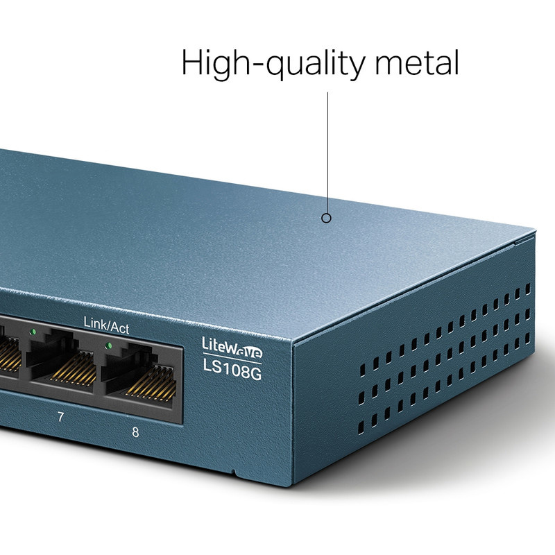 سوئیچ شبکه 8 پورت تی پی-لینک مدل LS108G سوئیچ شبکه 8 پورت تی پی-لینک مدل LS108G