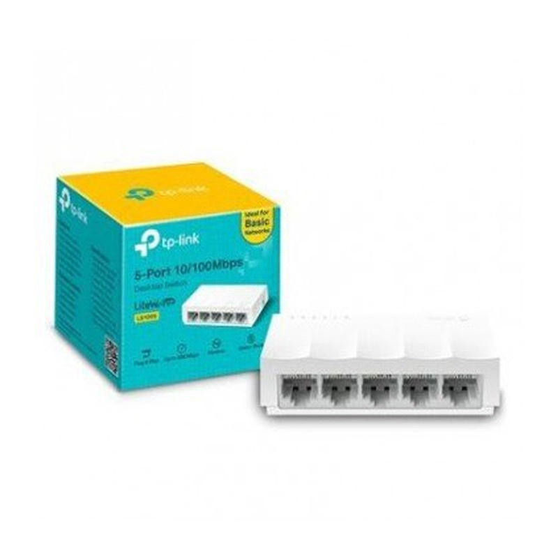 سوییچ 5 پورت تی پی-لینک مدل LS-1005 سوییچ 5 پورت تی پی-لینک مدل LS-1005