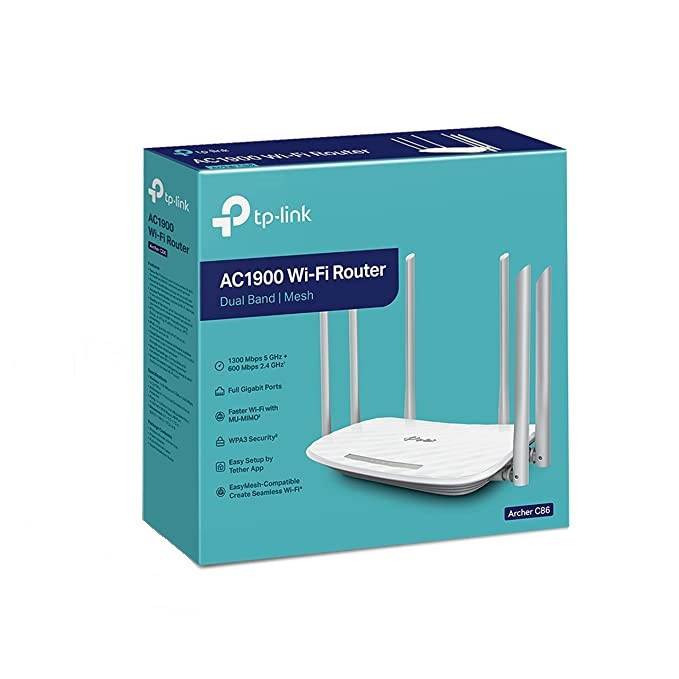 روتر بیسیم تی پی-لینک مدل Archer C86 AC1900 روتر بیسیم تی پی-لینک مدل Archer C86 AC1900