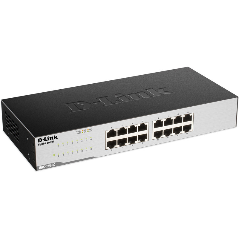سوییچ 16 پورت دی-لینک مدل DGS-1016C سوییچ 16 پورت دی-لینک مدل DGS-1016C