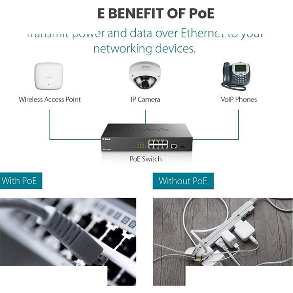 سوئیچ 10 پورت گیگابیت PoE دی-لینک مدل DGS-1010MP سوئیچ 10 پورت گیگابیت PoE دی-لینک مدل DGS-1010MP