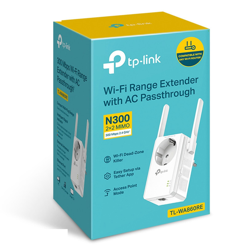 توسعه دهنده شبکه بیسیم تی پی-لینک مدل TL-WA860RE توسعه دهنده شبکه بیسیم تی پی-لینک مدل TL-WA860RE