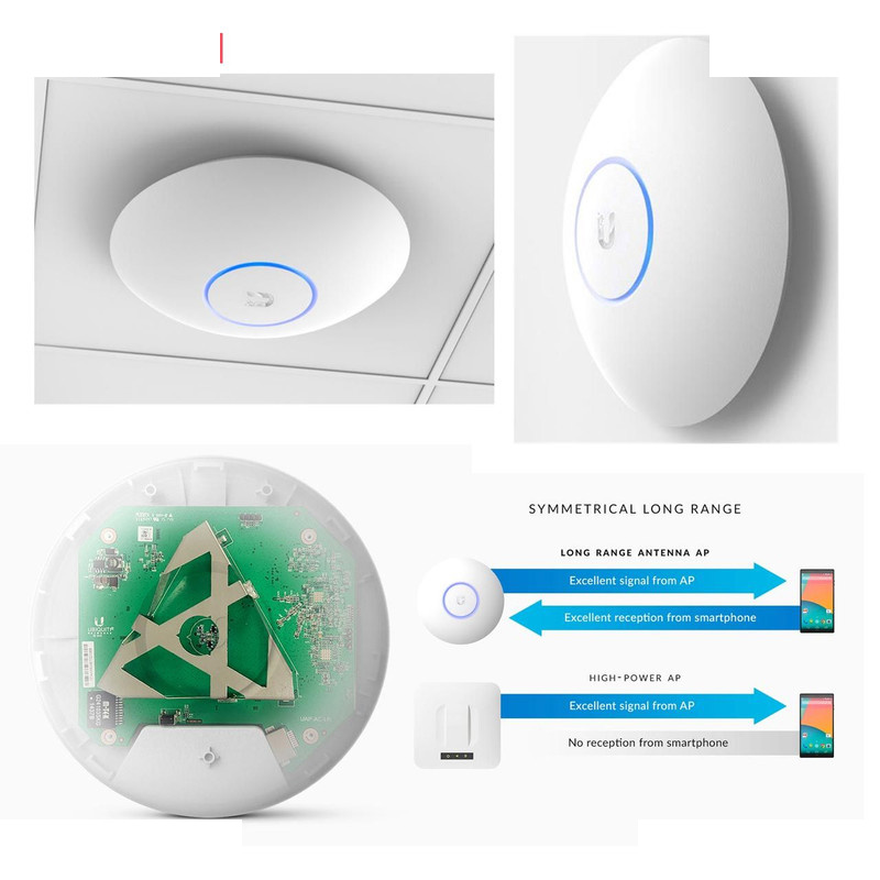 اکسس پوینت بی سیم یوبیکیوتی مدل UniFi AP-AC-LR اکسس پوینت بی سیم یوبیکیوتی مدل UniFi AP-AC-LR