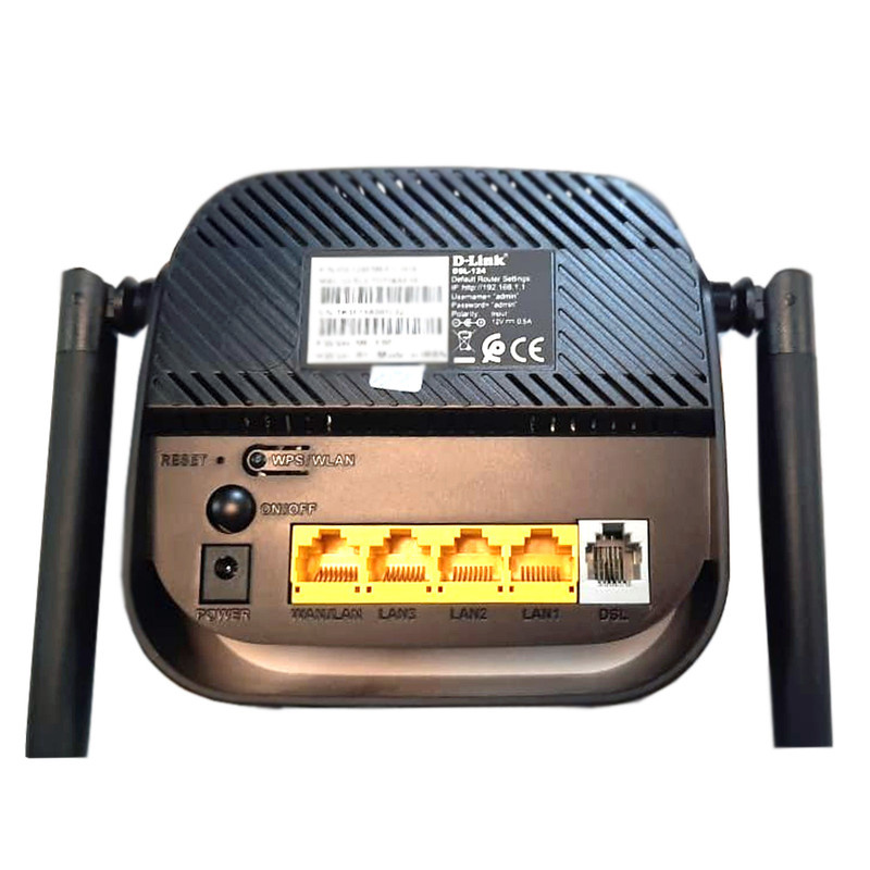 مودم روتر دی-لینک مدل DSL-124 New Version 2022 مودم روتر دی-لینک مدل DSL-124 New Version 2022