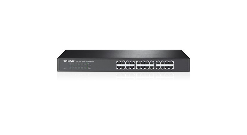 سوییچ 24 پورت مگابیتی و رکمونت تی پی-لینک مدل TL-SF1024 سوییچ 24 پورت مگابیتی و رکمونت تی پی-لینک مدل TL-SF1024