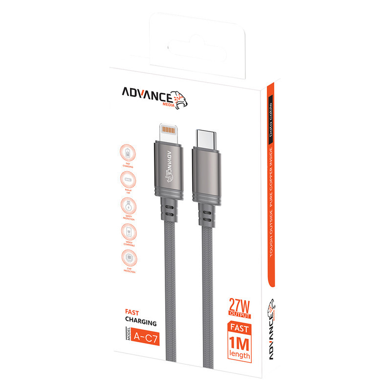 کابل تبدیل تایپ سی به لایتنینگ ادونس مدل A-C7 طول 1 متر کابل تبدیل تایپ سی به لایتنینگ ادونس مدل A-C7 طول 1 متر