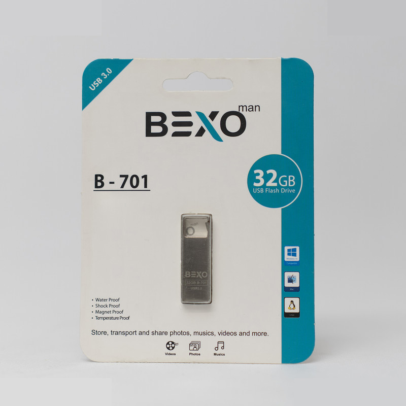 فلش مموری بکسو مدل B 701 ظرفیت 32 گیگابایت با رابط USB 3.0 فلش مموری بکسو مدل B 701 ظرفیت 32 گیگابایت با رابط USB 3.0