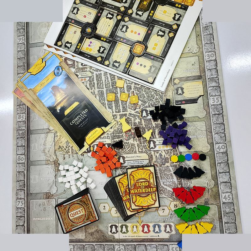 بازی فکری بازبازی مدل Lords of Waterdeep بازی فکری بازبازی مدل Lords of Waterdeep