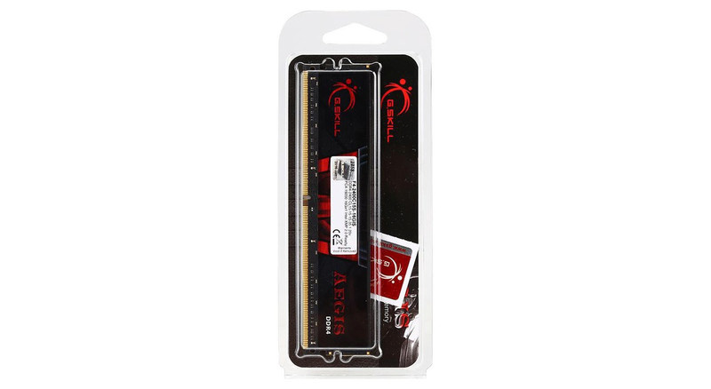 رم دسکتاپ DDR4 تک کاناله 2400 مگاهرتز CL15 جی اسکیل مدل AEGIS ظرفیت 16 گیگابایت رم دسکتاپ DDR4 تک کاناله 2400 مگاهرتز CL15 جی اسکیل مدل AEGIS ظرفیت 16 گیگابایت