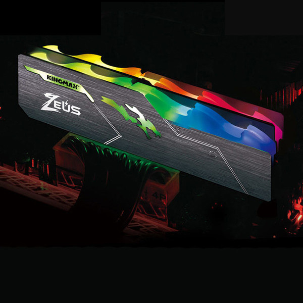 رم دسکتاپ DDR4 تک کاناله 3200 مگاهرتز CL17 کینگ مکس مدل Zeus Dragon RGB ظرفیت 16 گیگابایت رم دسکتاپ DDR4 تک کاناله 3200 مگاهرتز CL17 کینگ مکس مدل Zeus Dragon RGB ظرفیت 16 گیگابایت