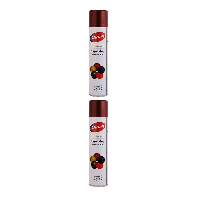 اسپری ضد زنگ اخرایی کاسپین مدل Professional حجم 300 میلی لیتر مجموعه 2 عددی اسپری ضد زنگ اخرایی کاسپین مدل Professional حجم 300 میلی لیتر مجموعه 2 عددی
