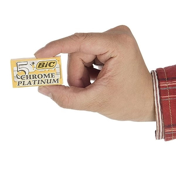 تیغ یدک بیک مدل double edge platinum بسته 4 عددی تیغ یدک بیک مدل double edge platinum بسته 4 عددی