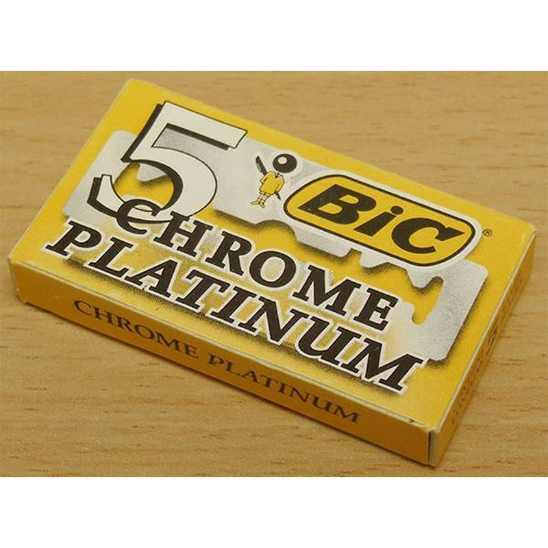 تیغ یدک سنتی بیک مدل Platinum Chromium Double Edge مجموعه 6 عددی تیغ یدک سنتی بیک مدل Platinum Chromium Double Edge مجموعه 6 عددی
