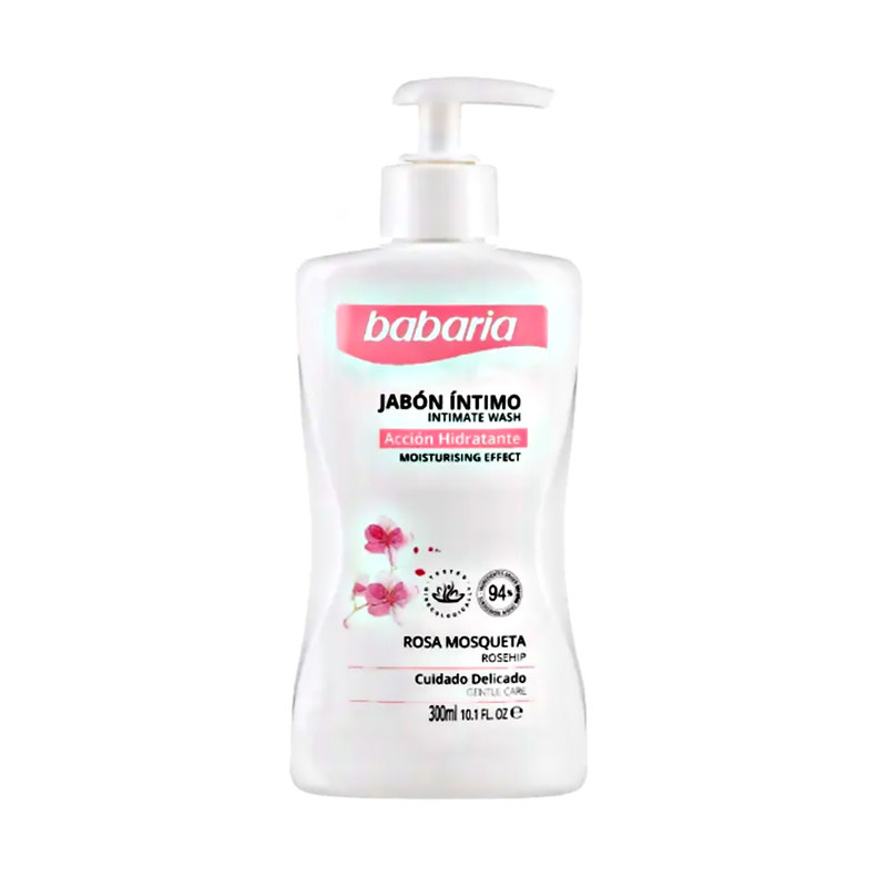 ژل بهداشتی بانوان باباریا مدل Jabon Intimo rosa حجم 300 میلی لیتر
