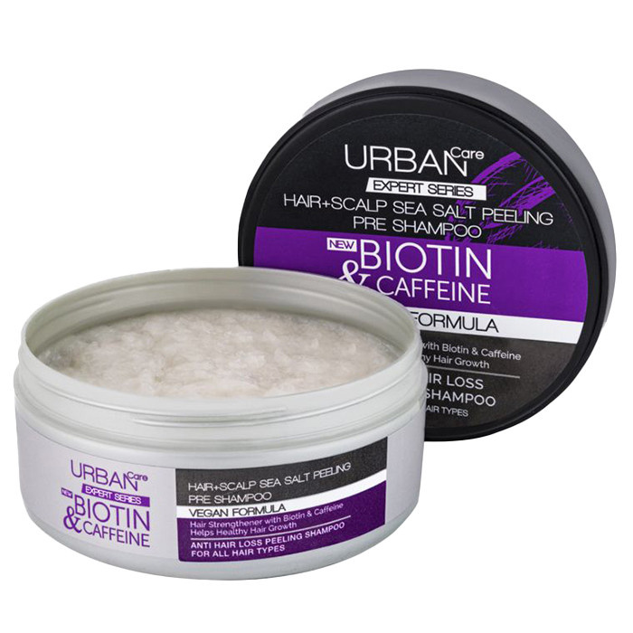 اسکراب مو اربن کر مدل BIOTIN and CAFFEINE وزن 200 گرم اسکراب مو اربن کر مدل BIOTIN and CAFFEINE وزن 200 گرم