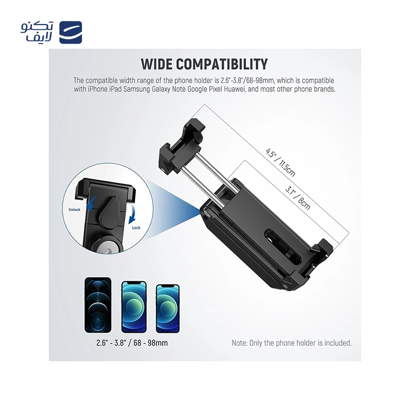 gallery-نگهدارنده گوشی موبایل جاست موبایل مدل AluDisc Pro ST-520 copy.png