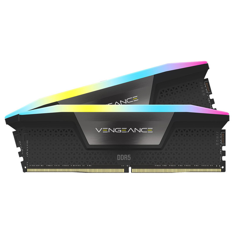 رم دسکتاپ کورسیر VENGEANCE RGB DDR5 دو کاناله 64 گیگابایت 5200 مگاهرتز CL40 با هیتسینک و ولتاژ 1.2 ولت رم دسکتاپ کورسیر VENGEANCE RGB DDR5 دو کاناله 64 گیگابایت 5200 مگاهرتز CL40 با هیتسینک و ولتاژ 1.2 ولت