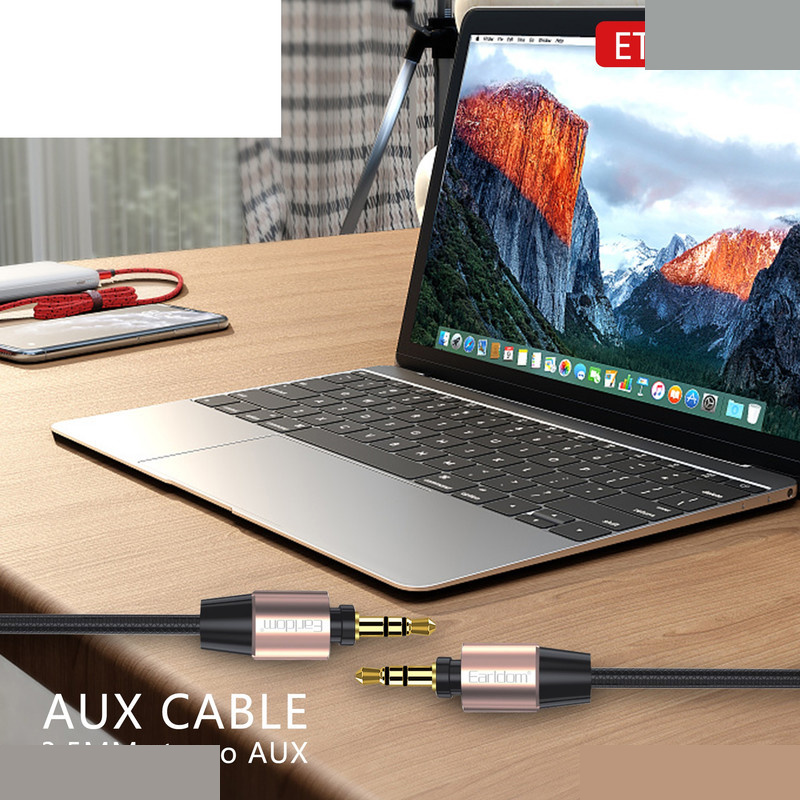 کابل AUX ارلدام مدل ET-AUX32 کابل 1 متر کابل AUX ارلدام مدل ET-AUX32 کابل 1 متر
