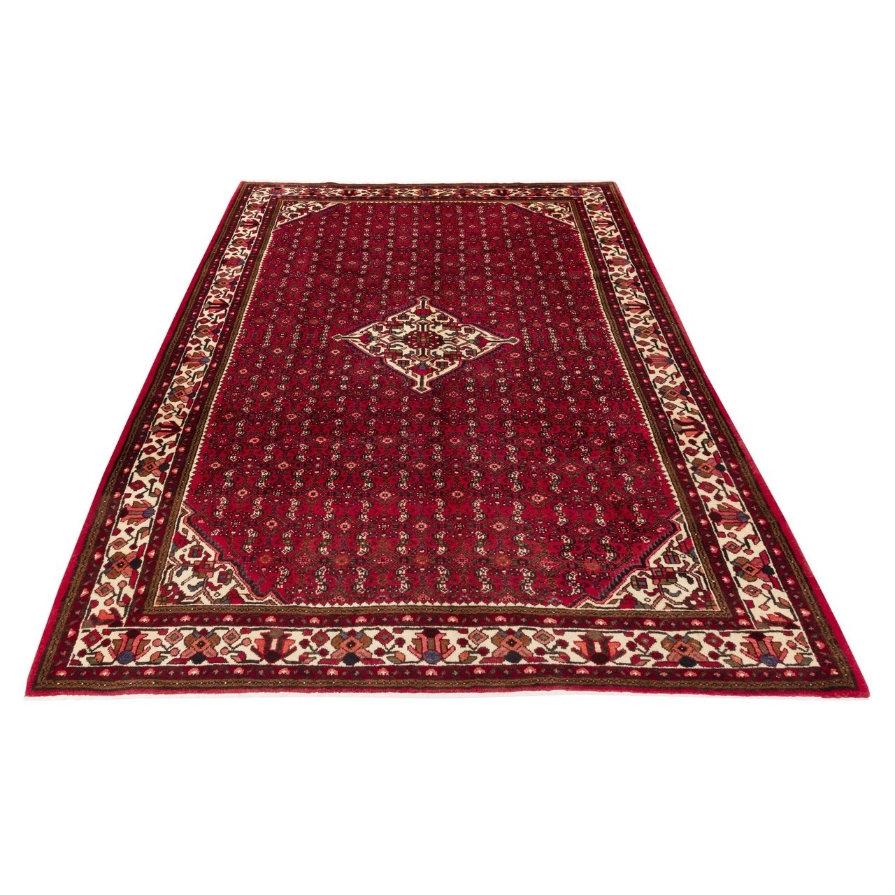 فرش دستباف قدیمی هفت متری حسین آباد کد 179353