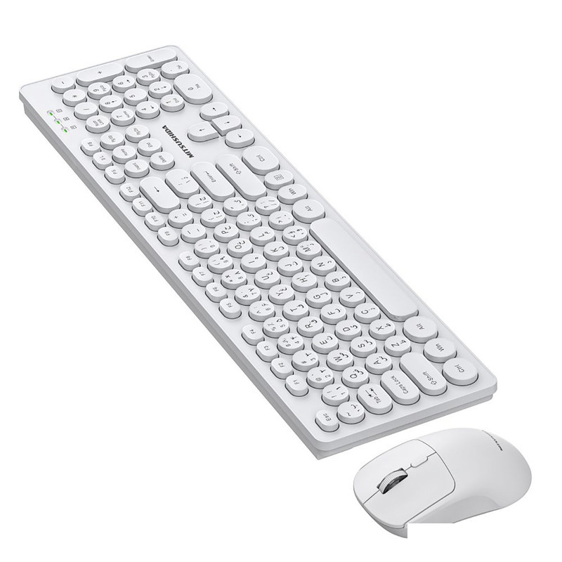 کیبورد و ماوس بی سیم میتسوشیدا مدل KC-AN500 کیبورد و ماوس بی سیم میتسوشیدا مدل KC-AN500