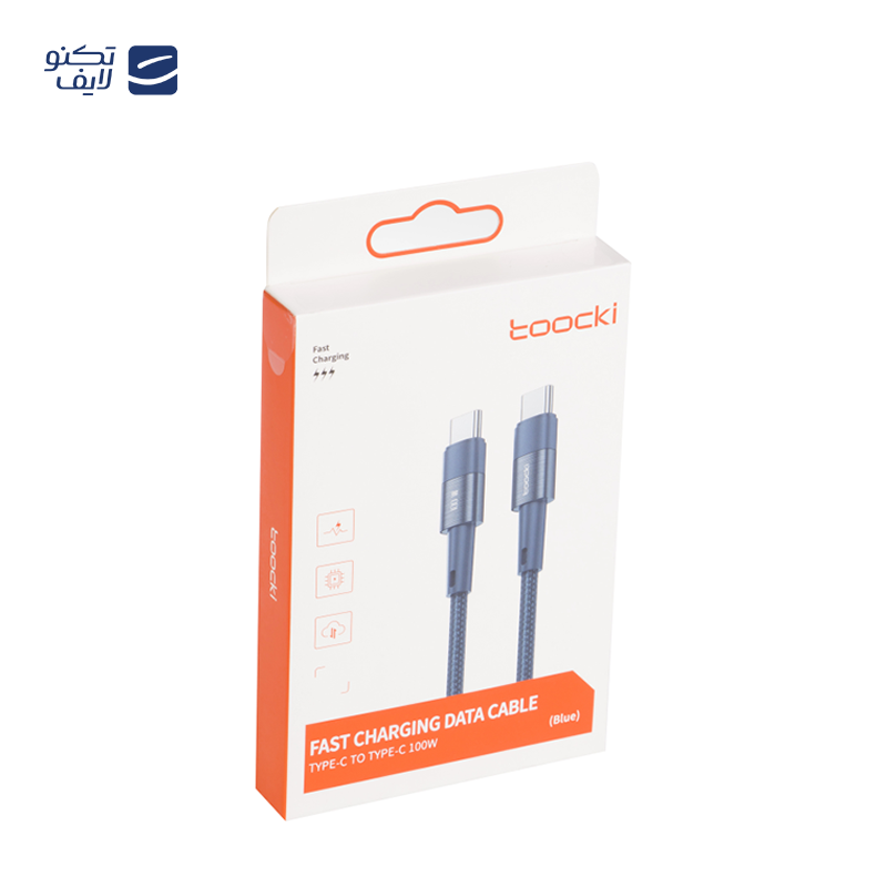 کابل USB-C توکی مدل TQ-X08 طول یک متر کابل USB-C توکی مدل TQ-X08 طول یک متر