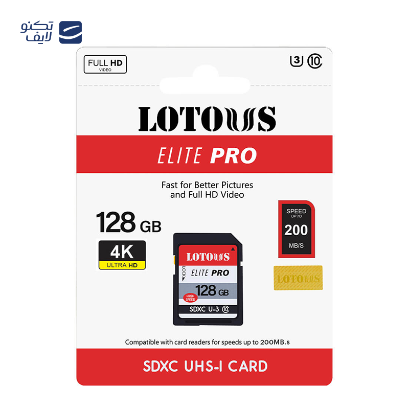 gallery-کارت حافظه microSDXC لوتوس مدل ELITE Pro کلاس 10 استاندارد UHS-I سرعت 200MBps ظرفیت 64 گیگابایت copy.png gallery-کارت حافظه microSDXC لوتوس مدل ELITE Pro کلاس 10 استاندارد UHS-I سرعت 200MBps ظرفیت 64 گیگابایت copy.png
