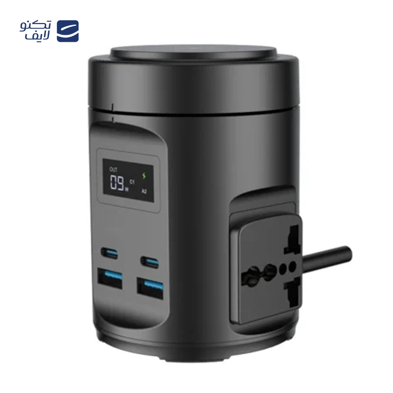 gallery-چندراهی برق پاورولوجی مدل 12 AC Sockets GaN Tower Hub PWCUQC025BK copy.png gallery-چندراهی برق پاورولوجی مدل 12 AC Sockets GaN Tower Hub PWCUQC025BK copy.png