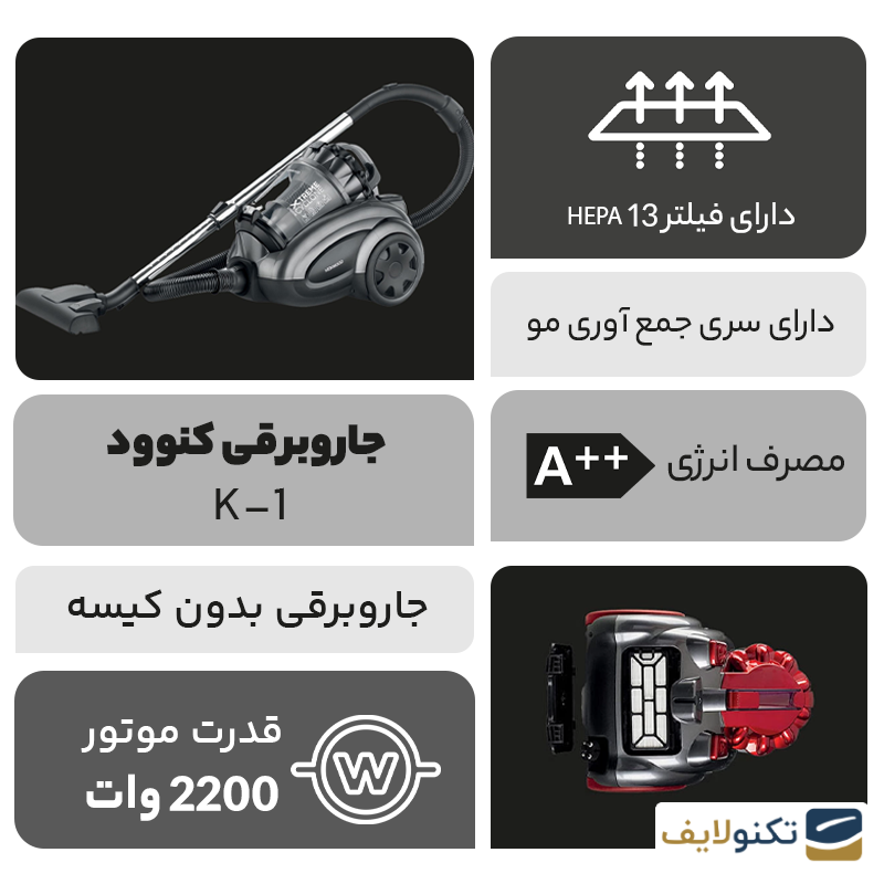 جاروبرقی k-1 کنوود