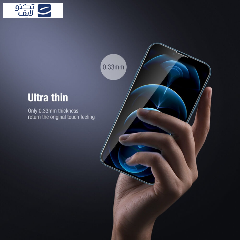 محافظ صفحه نمایش نیلکین مدل Amazing 2-in-1 HD مناسب برای گوشی موبایل اپل iPhone 13 Pro Max به همراه محافظ لنز دوربین