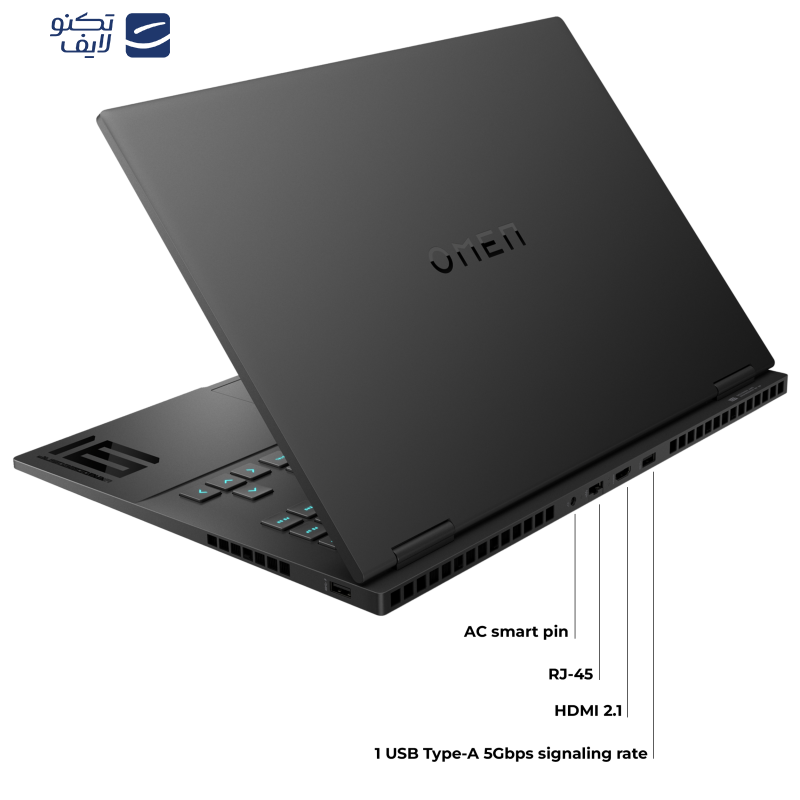 لپ تاپ 16.1 اینچی اچ پی مدل Omen Gaming 16 16t-WF100-i7 14700HX-32GB DDR5-2TB SSD-RTX4060-FHD-W لپ تاپ 16.1 اینچی اچ پی مدل Omen Gaming 16 16t-WF100-i7 14700HX-32GB DDR5-2TB SSD-RTX4060-FHD-W