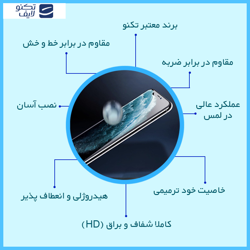 محافظ صفحه نمایش شفاف تکنو مدل HyGEL مناسب برای گوشی موبایل شیائومی Mi Note 10 محافظ صفحه نمایش شفاف تکنو مدل HyGEL مناسب برای گوشی موبایل شیائومی Mi Note 10