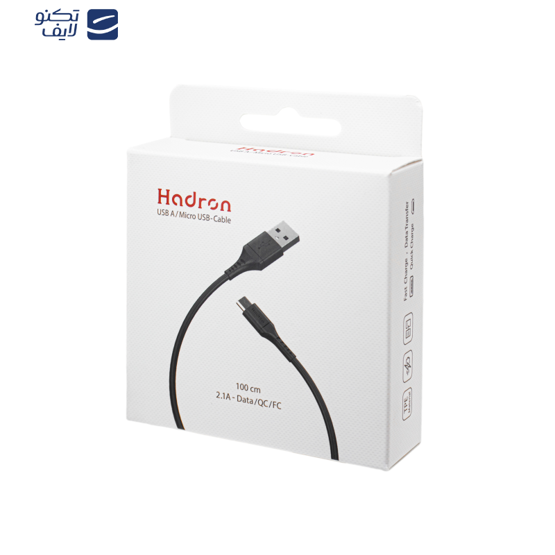 کابل USB به microUSB هادرون مدل HTC-A-U01 طول 1 متر کابل USB به microUSB هادرون مدل HTC-A-U01 طول 1 متر
