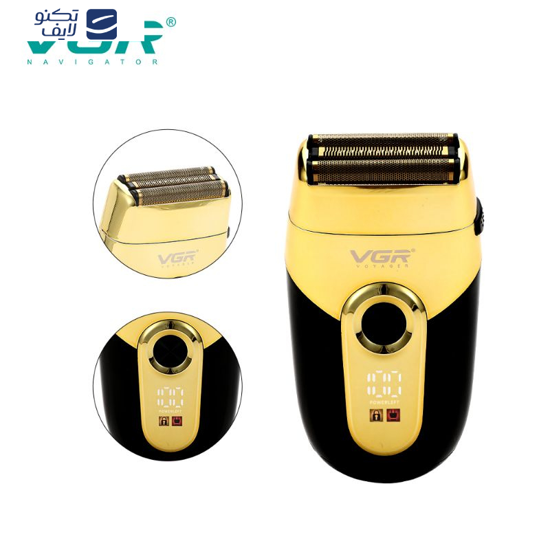 ست ماشین اصلاح موی صورت شارژی VGR مدل V383، اصلاح به صورت صفرزن، ضد آب، منبع انرژی با باتری قابل شارژ، تکنولوژی اصلاح به صورت شیو فویلی، مدت زمان شارژ 90 دقیقه و مدت زمان استفاده پس از شارژ 60 دقیقه، به همراه استند شارژ، برس تمیزکننده، محافظ ست ماشین اصلاح موی صورت شارژی VGR مدل V383، اصلاح به صورت صفرزن، ضد آب، منبع انرژی با باتری قابل شارژ، تکنولوژی اصلاح به صورت شیو فویلی، مدت زمان شارژ 90 دقیقه و مدت زمان استفاده پس از شارژ 60 دقیقه، به همراه استند شارژ، برس تمیزکننده، محافظ