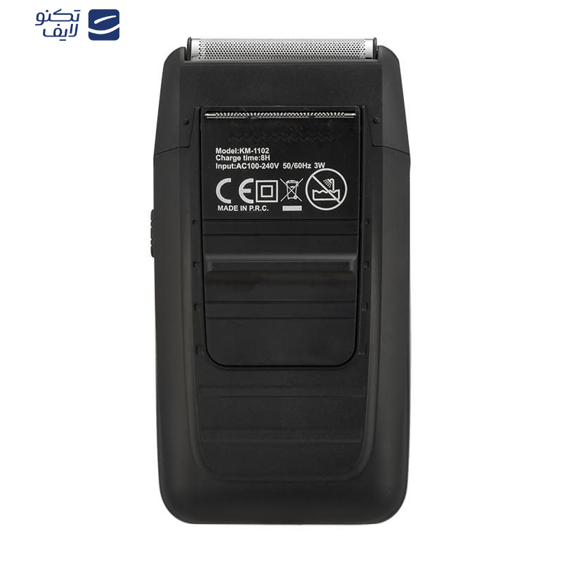ماشین اصلاح موی سر و صورت شارژی کیمی مدل KM-1102، اصلاح به صورت برش مستقیم، استفاده به صورت خشک و مرطوب، طراحی ارگونومیک، منبع انرژی با باتری قابل شارژ، تکنولوژی اصلاح به صورت صفر زن و خط زن ماشین اصلاح موی سر و صورت شارژی کیمی مدل KM-1102، اصلاح به صورت برش مستقیم، استفاده به صورت خشک و مرطوب، طراحی ارگونومیک، منبع انرژی با باتری قابل شارژ، تکنولوژی اصلاح به صورت صفر زن و خط زن