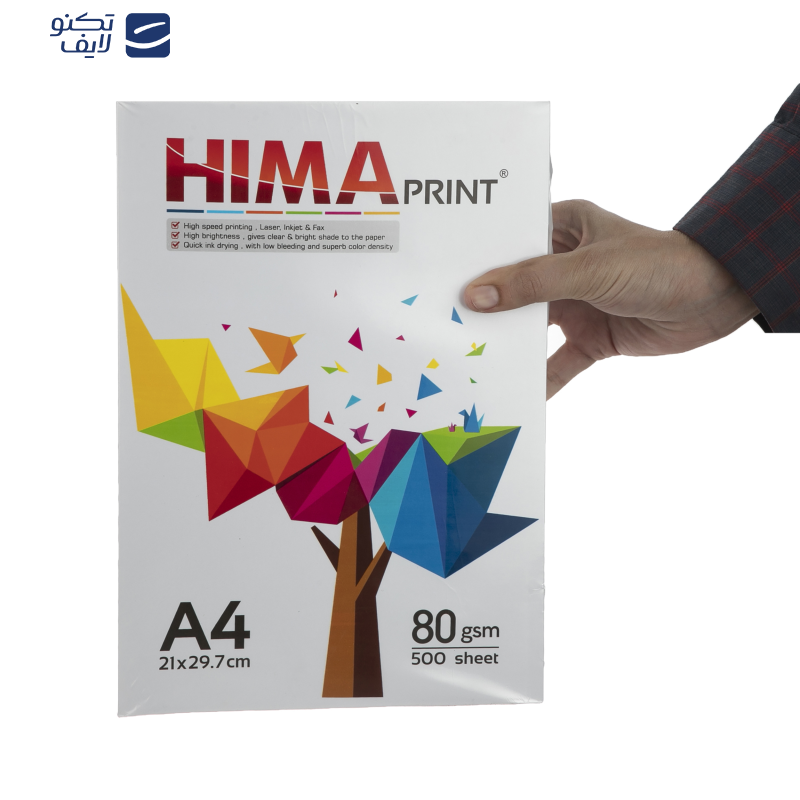 کاغذ A4 هیما کد H05 بسته 5 عددی